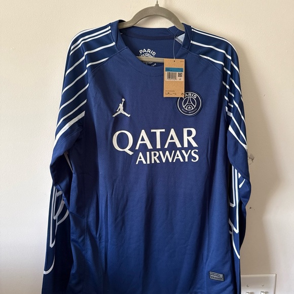 Jordan Blue and White Men's Jersey - Picture 1 of 6